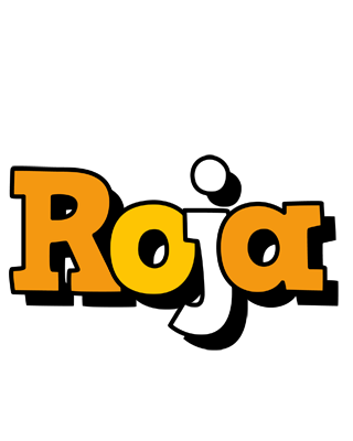 Roja cartoon logo