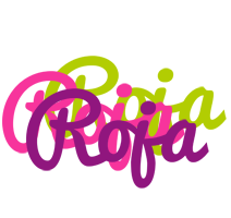 Roja flowers logo