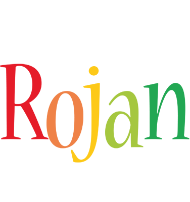 Rojan birthday logo