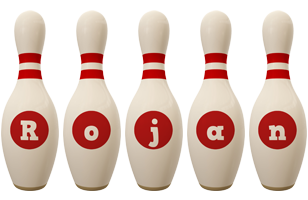 Rojan bowling-pin logo