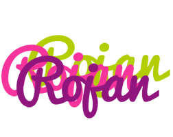 Rojan flowers logo