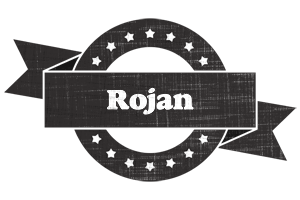 Rojan grunge logo