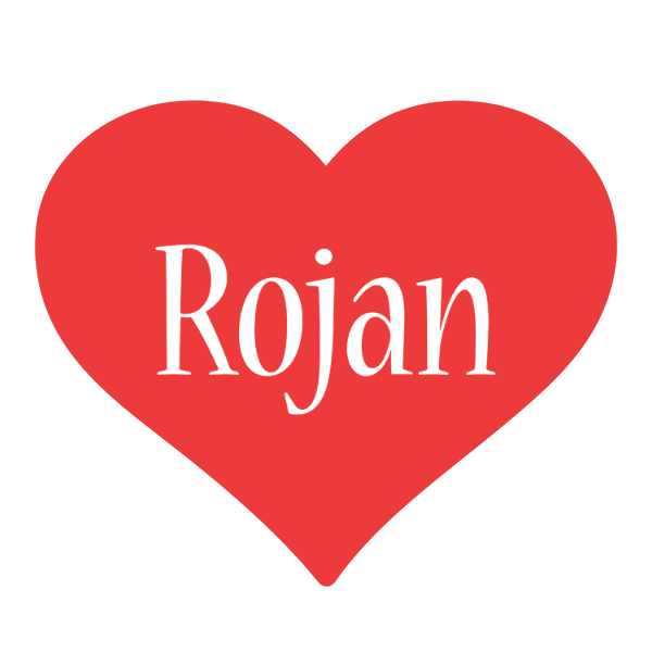 Rojan love logo