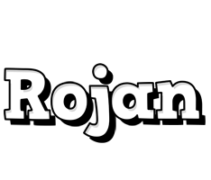 Rojan snowing logo