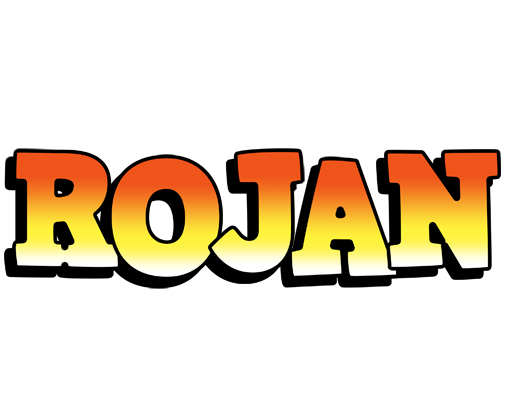 Rojan sunset logo
