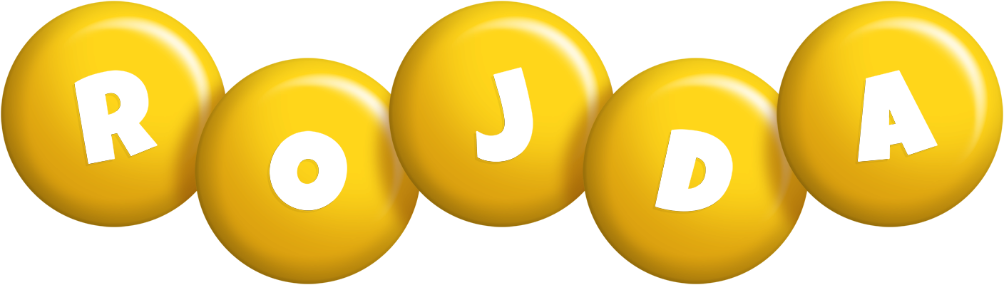 Rojda candy-yellow logo