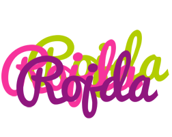 Rojda flowers logo