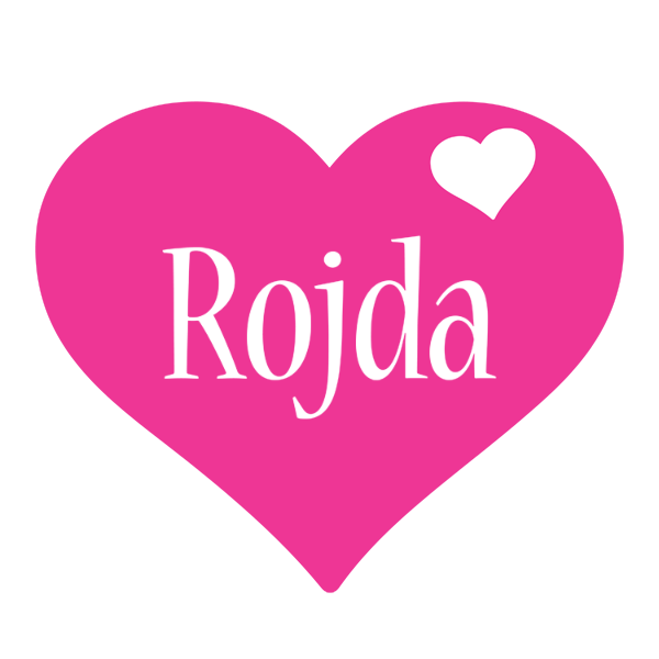 Rojda love-heart logo