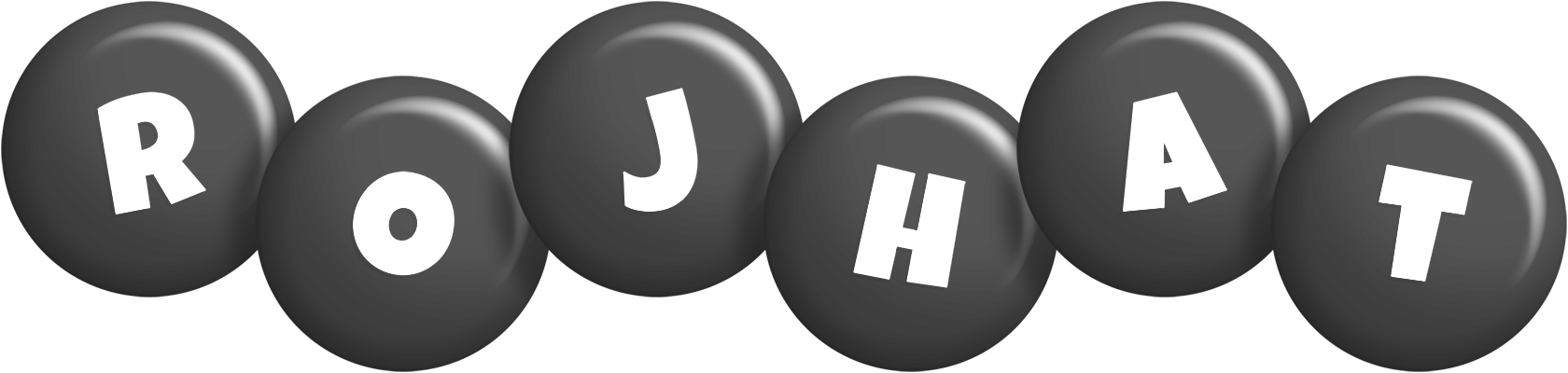 Rojhat candy-black logo