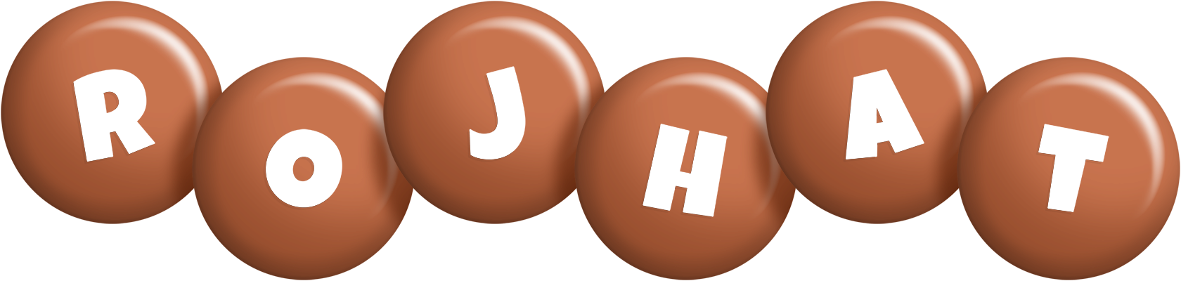 Rojhat candy-brown logo