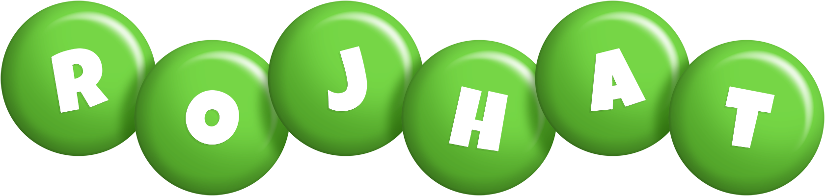 Rojhat candy-green logo