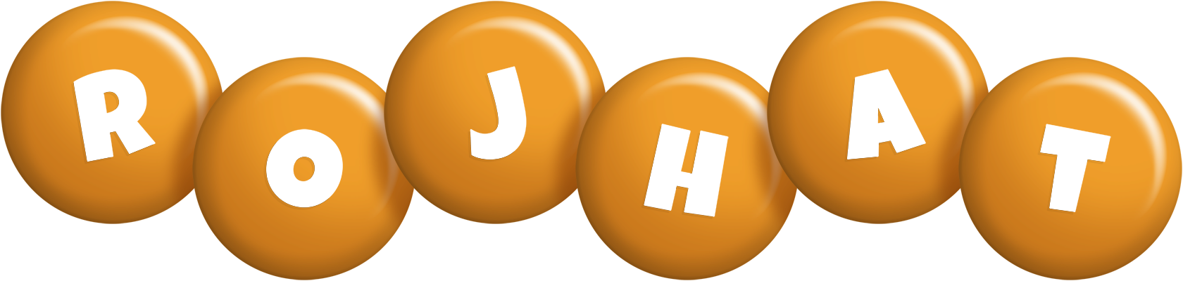 Rojhat candy-orange logo