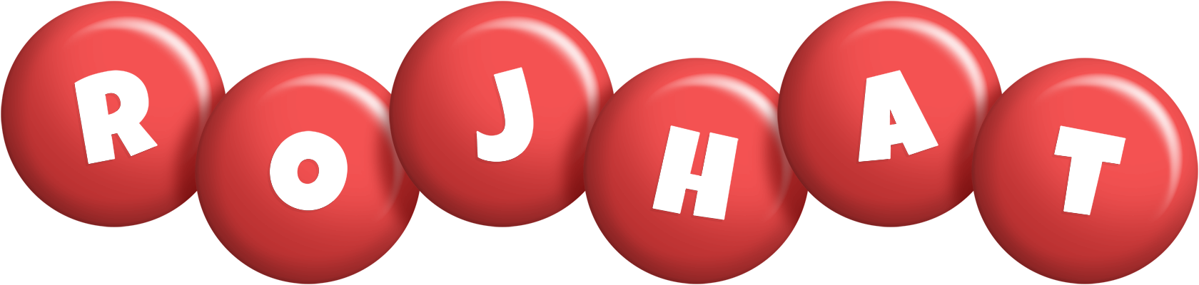 Rojhat candy-red logo
