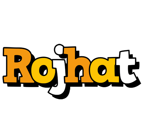 Rojhat cartoon logo