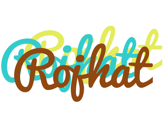 Rojhat cupcake logo