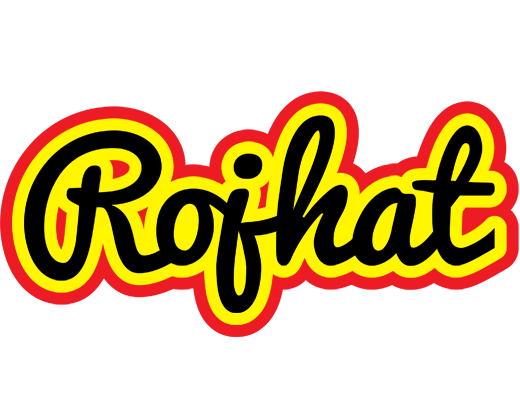 Rojhat flaming logo