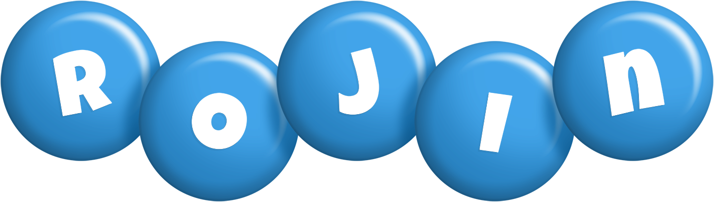 Rojin candy-blue logo