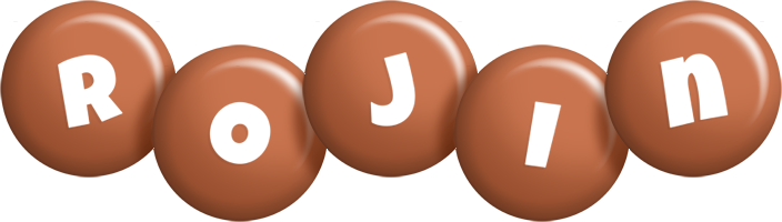 Rojin candy-brown logo