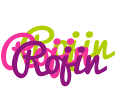 Rojin flowers logo