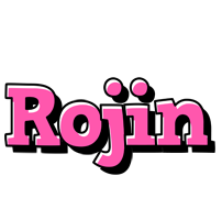 Rojin girlish logo