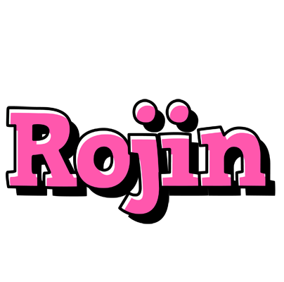 Rojin girlish logo