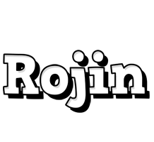 Rojin snowing logo