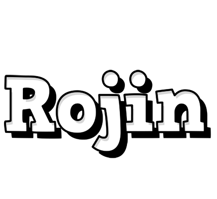 Rojin snowing logo
