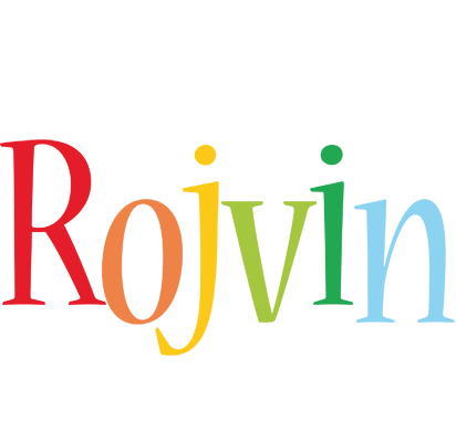 Rojvin birthday logo
