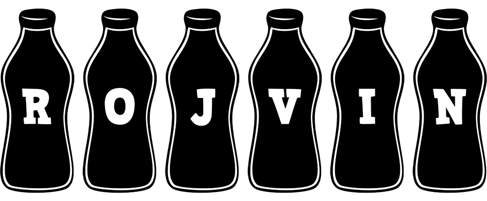 Rojvin bottle logo