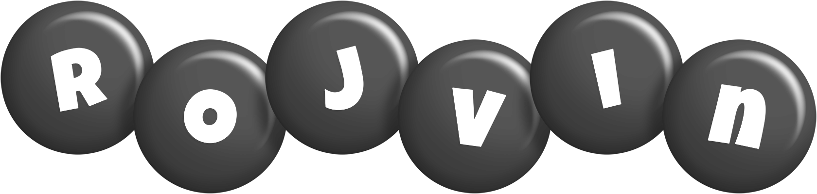 Rojvin candy-black logo