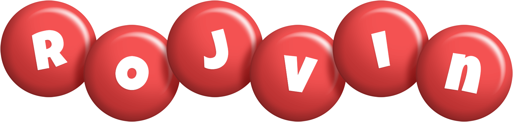 Rojvin candy-red logo