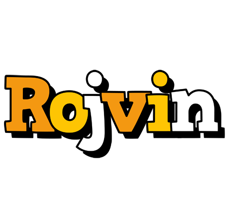 Rojvin cartoon logo