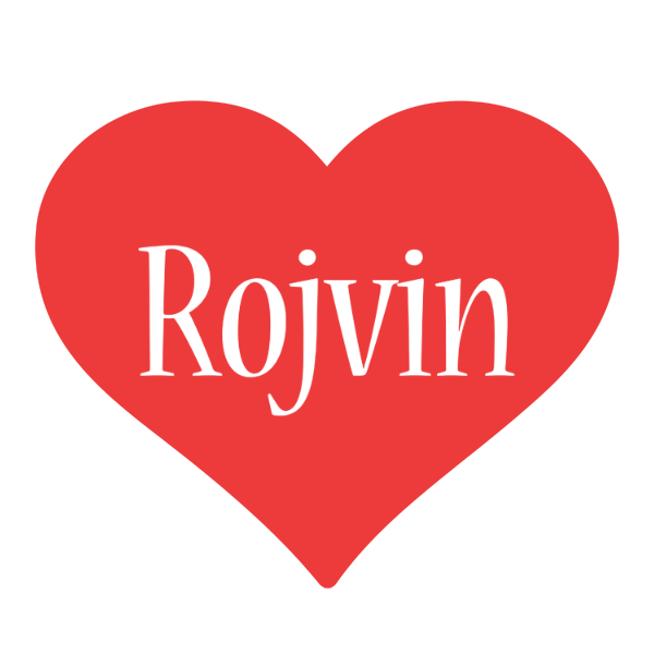 Rojvin love logo