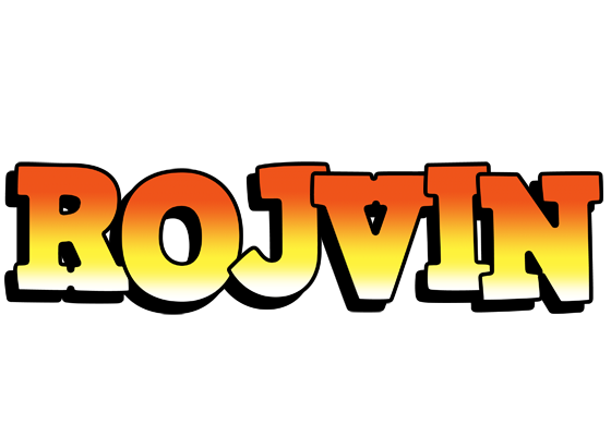 Rojvin sunset logo