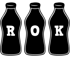 Rok bottle logo