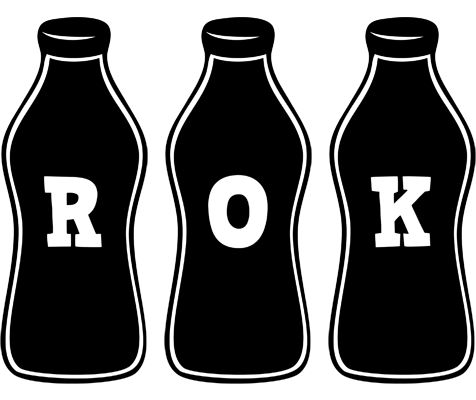 Rok bottle logo