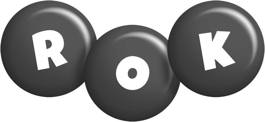 Rok candy-black logo