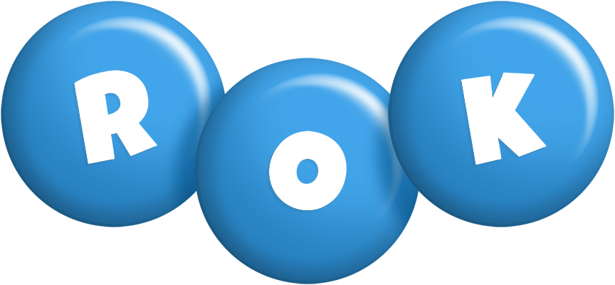 Rok candy-blue logo