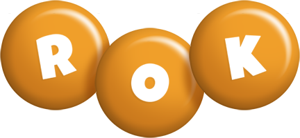 Rok candy-orange logo