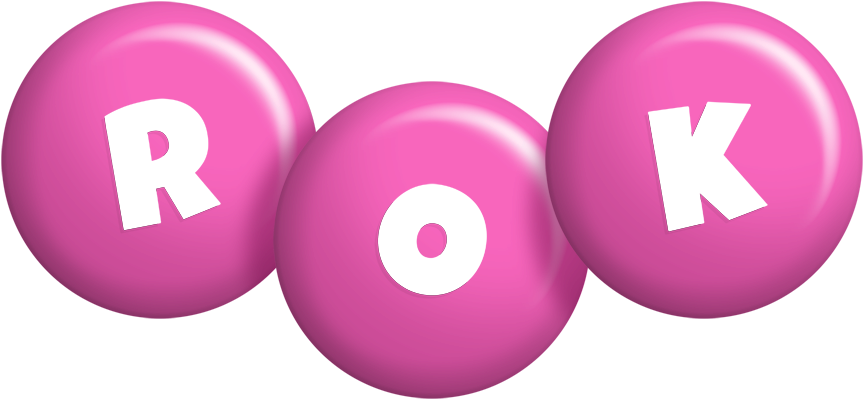 Rok candy-pink logo
