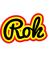 Rok flaming logo