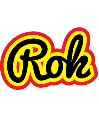 Rok flaming logo