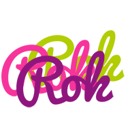 Rok flowers logo