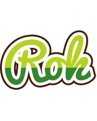 Rok golfing logo