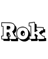 Rok snowing logo