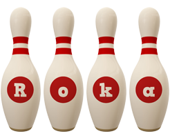 Roka bowling-pin logo