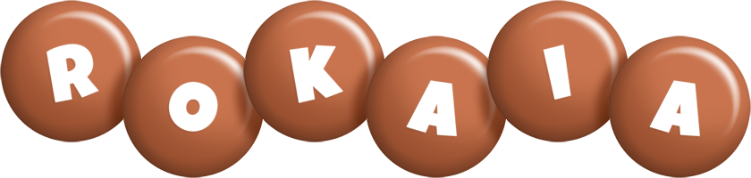 Rokaia candy-brown logo