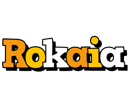 Rokaia cartoon logo