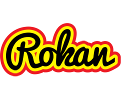 Rokan flaming logo