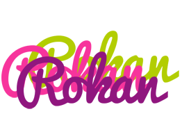 Rokan flowers logo